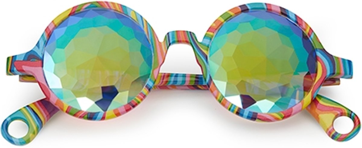 Original caleidoscoop bril regenboog | big flower